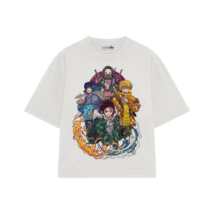 Playera streetwear premium de anime y gaming ExtraLife MX, corte oversized drop shoulder ligero y fresco en color Deep Black y Off-White, moda urbana mexicana de culto.