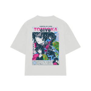 Playera streetwear premium de anime y gaming ExtraLife MX, corte oversized drop shoulder ligero y fresco en color Deep Black y Off-White, moda urbana mexicana de culto.
