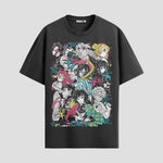 Playera urbana de anime y gaming ExtraLife MX, corte Classic Premium unisex ligero y transpirable en color Deep Black y Pure White, ropa de uso diario para gym y casual.