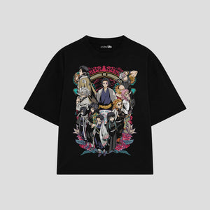 Playera streetwear premium de anime y gaming ExtraLife MX, corte oversized drop shoulder ligero y fresco en color Deep Black y Off-White, moda urbana mexicana de culto.