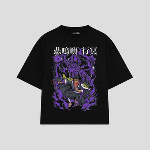 Playera streetwear premium de anime y gaming ExtraLife MX, corte oversized drop shoulder ligero y fresco en color Deep Black y Off-White, moda urbana mexicana de culto.