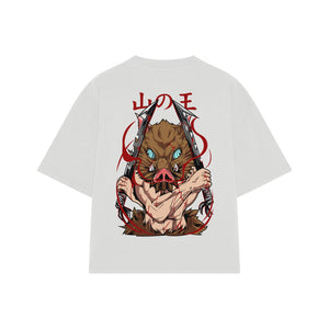 Playera streetwear premium de anime y gaming ExtraLife MX, corte oversized drop shoulder ligero y fresco en color Deep Black y Off-White, moda urbana mexicana de culto.