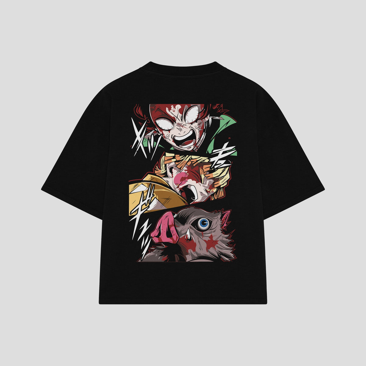 Playera streetwear premium de anime y gaming ExtraLife MX, corte oversized drop shoulder ligero y fresco en color Deep Black y Off-White, moda urbana mexicana de culto.