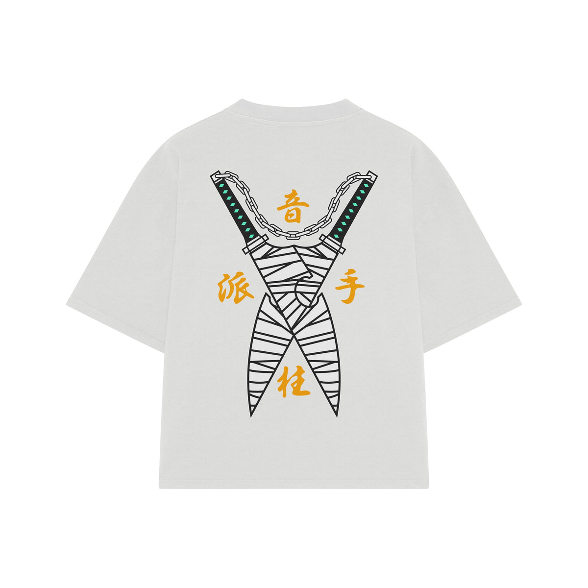 Playera streetwear premium de anime y gaming ExtraLife MX, corte oversized drop shoulder ligero y fresco en color Deep Black y Off-White, moda urbana mexicana de culto.