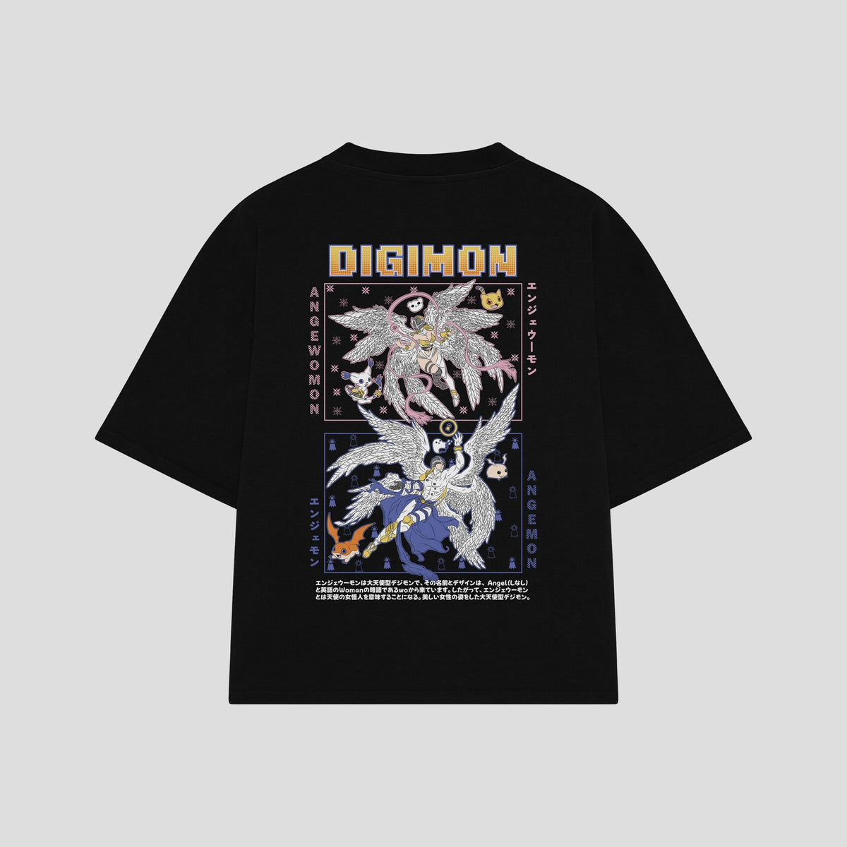 Playera streetwear premium de anime y gaming ExtraLife MX, corte oversized drop shoulder ligero y fresco en color Deep Black y Off-White, moda urbana mexicana de culto.