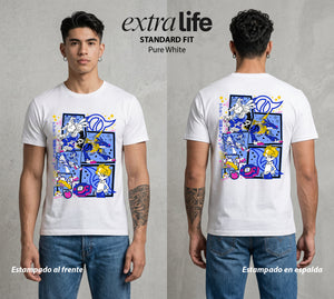 El Mundo Digital | La Hija Libertaria #01310 - Playera Standard Fit | Pure White - Foto en modelo