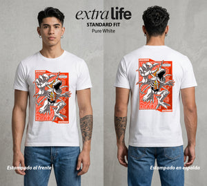El Mundo Digital | El Simbolo del Mar Calavera #01322 - Playera Standard Fit | Pure White - Foto en modelo