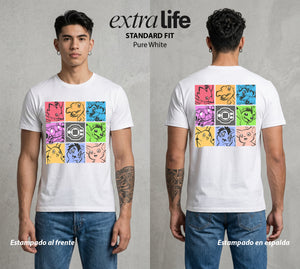 El Mundo Digital | Digimon #01327 - Playera Standard Fit | Pure White - Foto en modelo