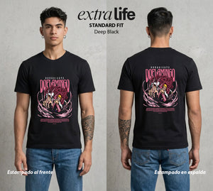 Mar de los Piratas | El Titiritero #01328 - Playera Standard Fit | Deep Black - Foto en modelo