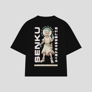 Playera streetwear premium de anime y gaming ExtraLife MX, corte oversized drop shoulder ligero y fresco en color Deep Black y Off-White, moda urbana mexicana de culto.