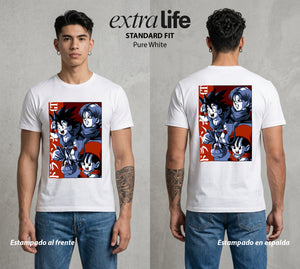 El Poder de las Esferas | La Criatura del Poder #01368 - Playera Standard Fit | Pure White - Foto en modelo