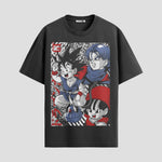 Playera urbana de anime y gaming ExtraLife MX, corte Classic Premium unisex ligero y transpirable en color Deep Black y Pure White, ropa de uso diario para gym y casual.