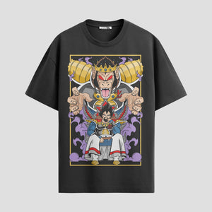 Playera urbana de anime y gaming ExtraLife MX, corte Classic Premium unisex ligero y transpirable en color Deep Black y Pure White, ropa de uso diario para gym y casual.