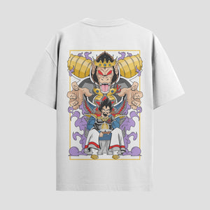 Playera urbana de anime y gaming ExtraLife MX, corte Classic Premium unisex ligero y transpirable en color Deep Black y Pure White, ropa de uso diario para gym y casual.