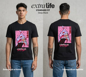 Unidad de Combate | La Unidad del Poder #01404 - Playera Standard Fit | Deep Black - Foto en modelo