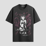 Playera urbana de anime y gaming ExtraLife MX, corte Classic Premium unisex ligero y transpirable en color Deep Black y Pure White, ropa de uso diario para gym y casual.