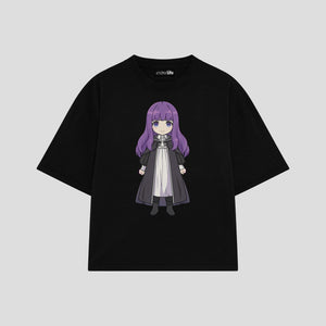 Playera streetwear premium de anime y gaming ExtraLife MX, corte oversized drop shoulder ligero y fresco en color Deep Black y Off-White, moda urbana mexicana de culto.