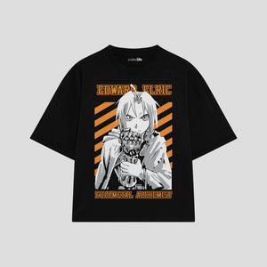 Playera streetwear premium de anime y gaming ExtraLife MX, corte oversized drop shoulder ligero y fresco en color Deep Black y Off-White, moda urbana mexicana de culto.