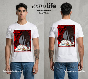 El Precio de la Alquimia | La Niña del Lab #01483 - Playera Standard Fit | Pure White - Foto en modelo