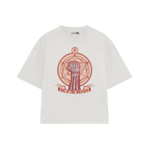 Playera streetwear premium de anime y gaming ExtraLife MX, corte oversized drop shoulder ligero y fresco en color Deep Black y Off-White, moda urbana mexicana de culto.