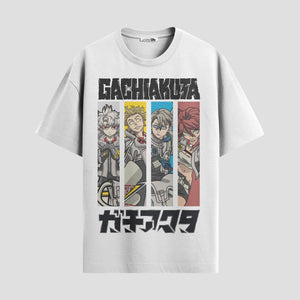 Playera urbana de anime y gaming ExtraLife MX, corte Classic Premium unisex ligero y transpirable en color Deep Black y Pure White, ropa de uso diario para gym y casual.