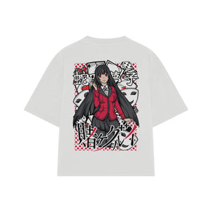 Playera streetwear premium de anime y gaming ExtraLife MX, corte oversized drop shoulder ligero y fresco en color Deep Black y Off-White, moda urbana mexicana de culto.