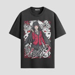 Playera urbana de anime y gaming ExtraLife MX, corte Classic Premium unisex ligero y transpirable en color Deep Black y Pure White, ropa de uso diario para gym y casual.