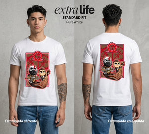 La Colera de los Dioses | La Ira de los Dioses #01541 - Playera Standard Fit | Pure White - Foto en modelo