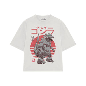 Playera streetwear premium de anime y gaming ExtraLife MX, corte oversized drop shoulder ligero y fresco en color Deep Black y Off-White, moda urbana mexicana de culto.