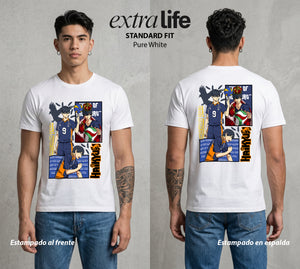 El Vuelo del Voleibol | El Rey del Ataque #01592 - Playera Standard Fit | Pure White - Foto en modelo