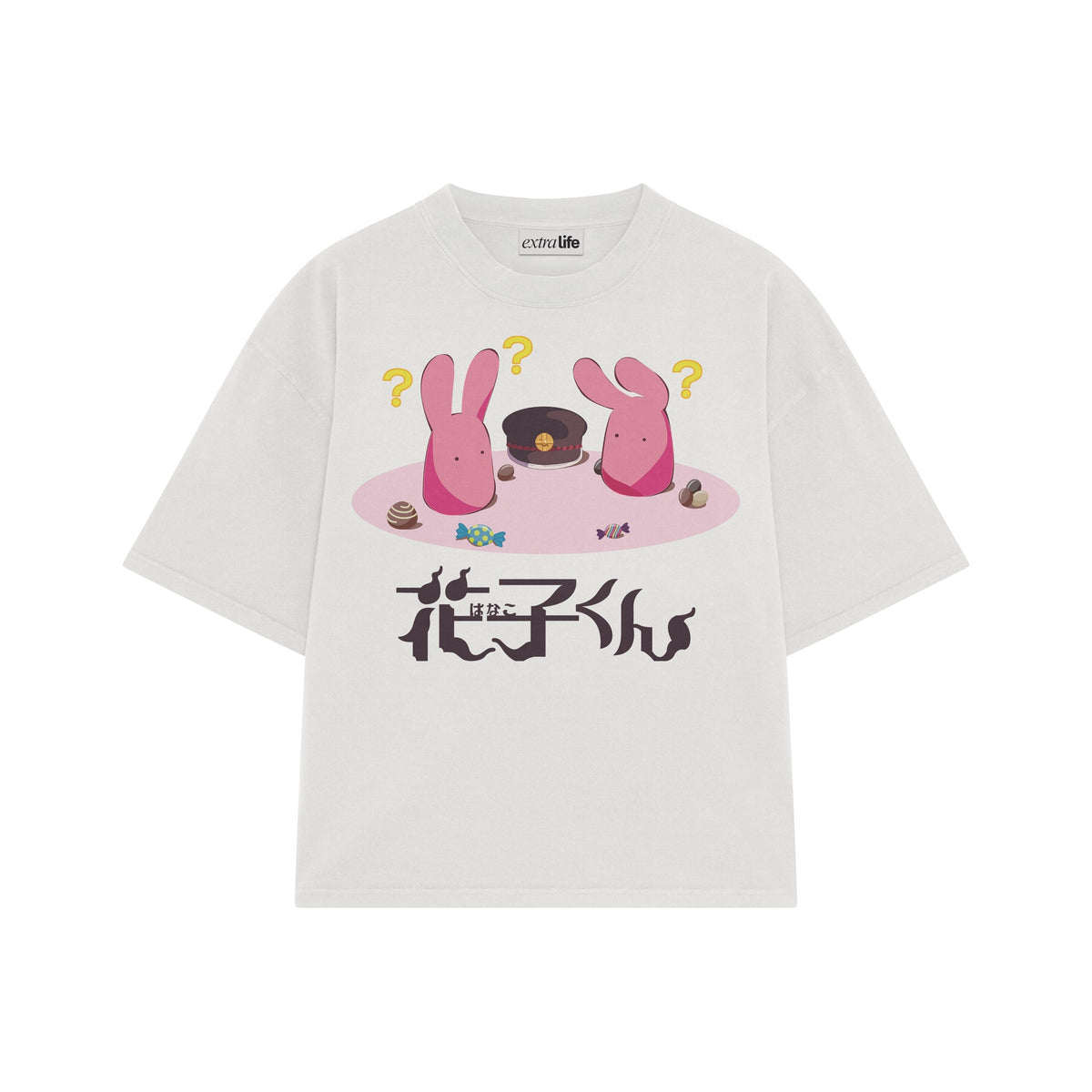 Playera streetwear premium de anime y gaming ExtraLife MX, corte oversized drop shoulder ligero y fresco en color Deep Black y Off-White, moda urbana mexicana de culto.