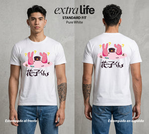 El Fantasma del Bano | Hanako Kun Mokke #01627 - Playera Standard Fit | Pure White - Foto en modelo