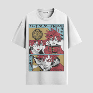 Playera urbana de anime y gaming ExtraLife MX, corte Classic Premium unisex ligero y transpirable en color Deep Black y Pure White, ropa de uso diario para gym y casual.