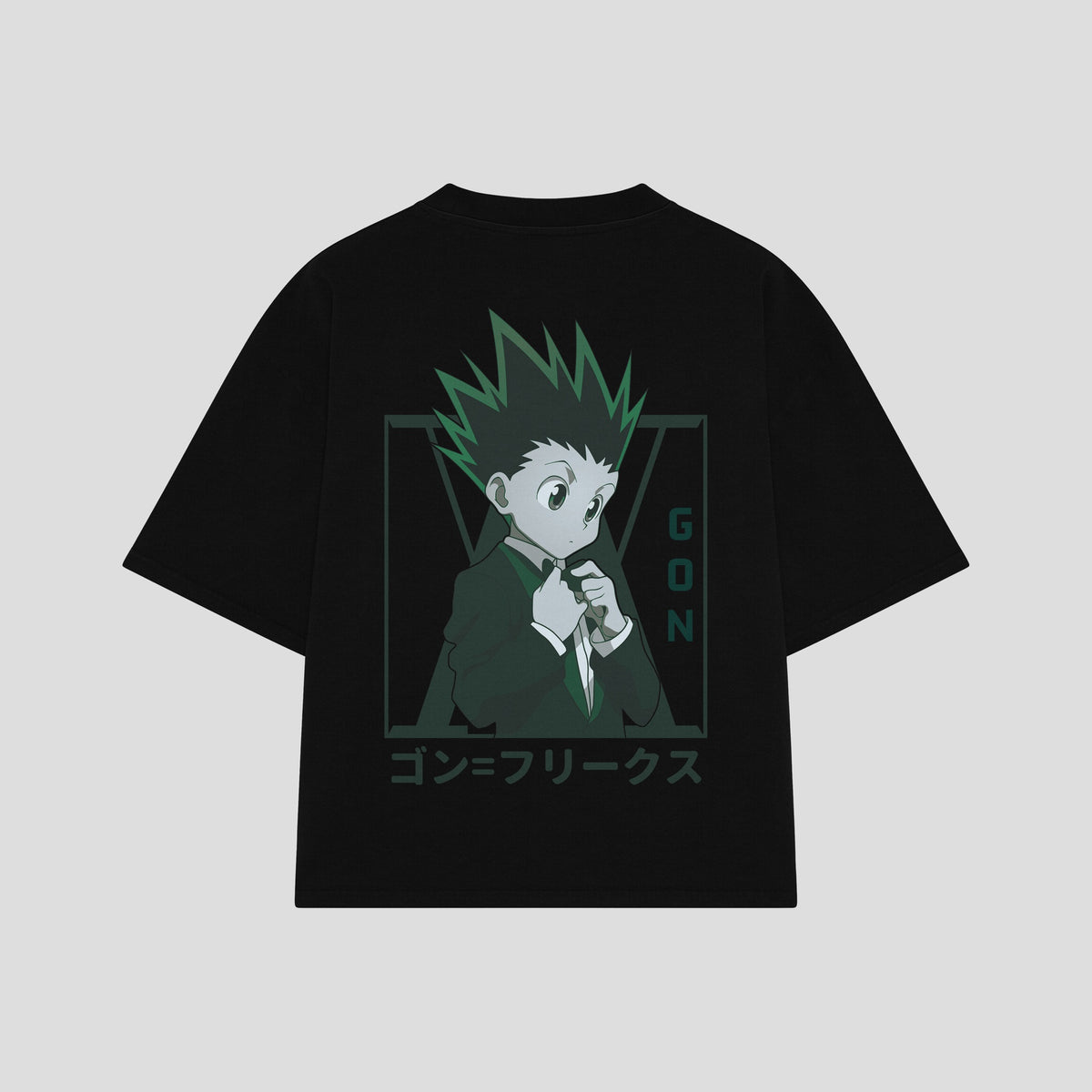 Playera streetwear premium de anime y gaming ExtraLife MX, corte oversized drop shoulder ligero y fresco en color Deep Black y Off-White, moda urbana mexicana de culto.