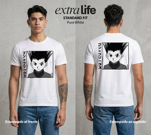 La Prueba del Cazador | El Cazador Natural #01695 - Playera Standard Fit | Pure White - Foto en modelo