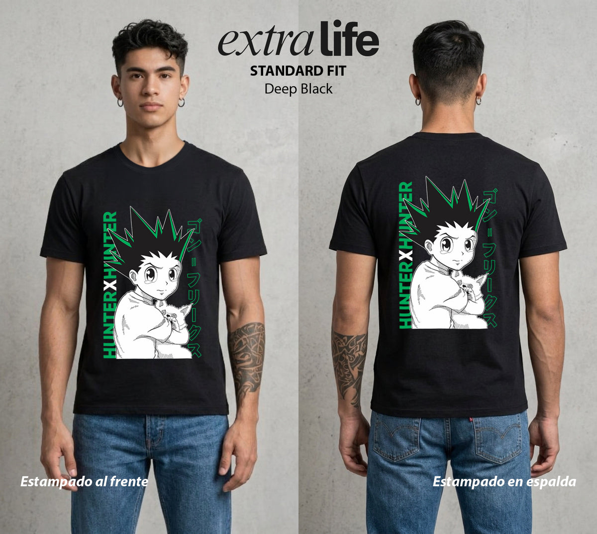 La Prueba del Cazador | El Nen de la Alegria #01697 - Playera Classic Premium | Deep Black - Foto en modelo