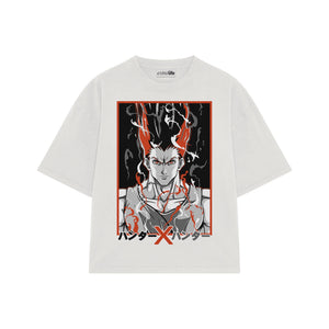Playera streetwear premium de anime y gaming ExtraLife MX, corte oversized drop shoulder ligero y fresco en color Deep Black y Off-White, moda urbana mexicana de culto.