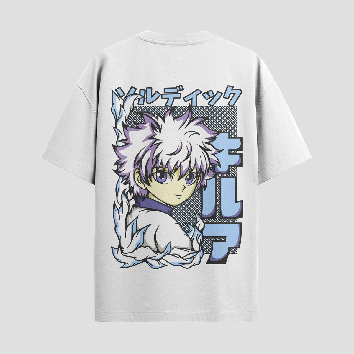 Playera urbana de anime y gaming ExtraLife MX, corte Classic Premium unisex ligero y transpirable en color Deep Black y Pure White, ropa de uso diario para gym y casual.