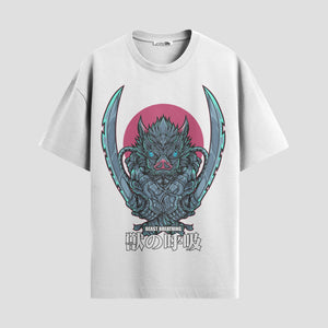 Playera urbana de anime y gaming ExtraLife MX, corte Classic Premium unisex ligero y transpirable en color Deep Black y Pure White, ropa de uso diario para gym y casual.