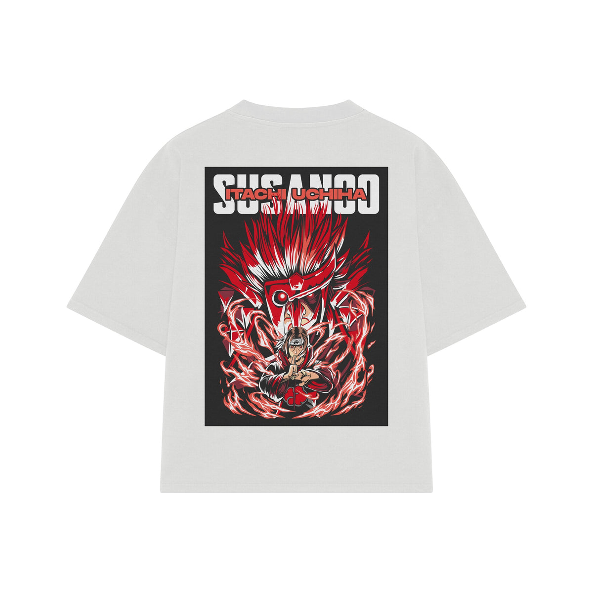 Playera streetwear premium de anime y gaming ExtraLife MX, corte oversized drop shoulder ligero y fresco en color Deep Black y Off-White, moda urbana mexicana de culto.
