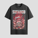 Playera urbana de anime y gaming ExtraLife MX, corte Classic Premium unisex ligero y transpirable en color Deep Black y Pure White, ropa de uso diario para gym y casual.