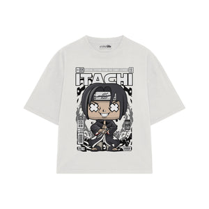 Playera streetwear premium de anime y gaming ExtraLife MX, corte oversized drop shoulder ligero y fresco en color Deep Black y Off-White, moda urbana mexicana de culto.