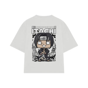 Playera streetwear premium de anime y gaming ExtraLife MX, corte oversized drop shoulder ligero y fresco en color Deep Black y Off-White, moda urbana mexicana de culto.