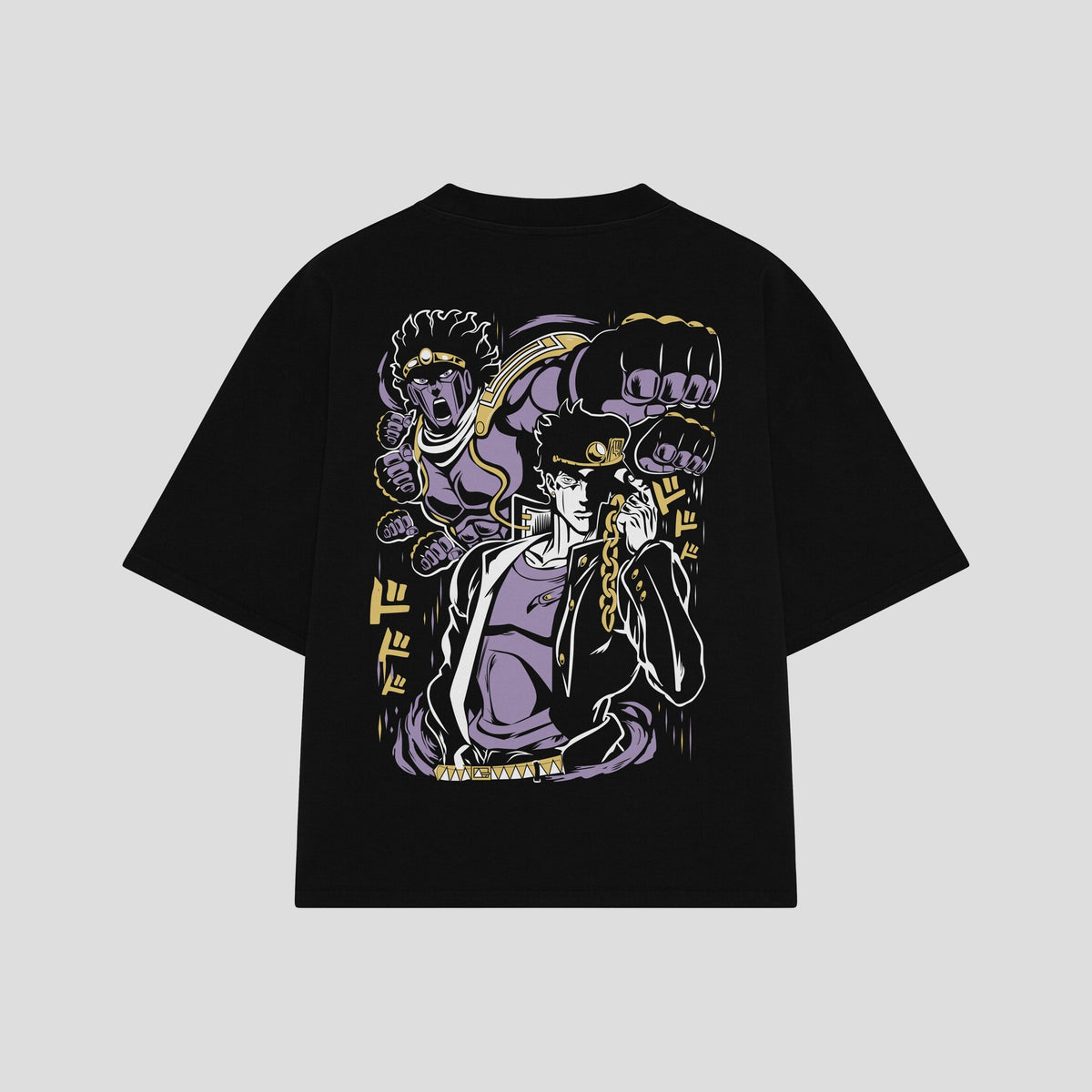 Playera streetwear premium de anime y gaming ExtraLife MX, corte oversized drop shoulder ligero y fresco en color Deep Black y Off-White, moda urbana mexicana de culto.