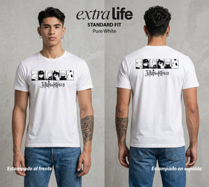 El Arte de las Maldiciones | Los Brujos y Maldiciones #01801 - Playera Standard Fit | Pure White - Foto en modelo