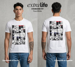 El Arte de las Maldiciones | Los Brujos y Maldiciones #01805 - Playera Standard Fit | Pure White - Foto en modelo