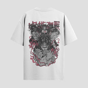 Playera urbana de anime y gaming ExtraLife MX, corte Classic Premium unisex ligero y transpirable en color Deep Black y Pure White, ropa de uso diario para gym y casual.