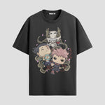 Playera urbana de anime y gaming ExtraLife MX, corte Classic Premium unisex ligero y transpirable en color Deep Black y Pure White, ropa de uso diario para gym y casual.