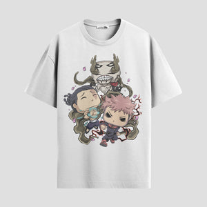 Playera urbana de anime y gaming ExtraLife MX, corte Classic Premium unisex ligero y transpirable en color Deep Black y Pure White, ropa de uso diario para gym y casual.