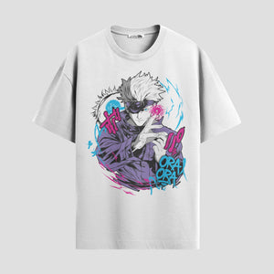 Playera urbana de anime y gaming ExtraLife MX, corte Classic Premium unisex ligero y transpirable en color Deep Black y Pure White, ropa de uso diario para gym y casual.